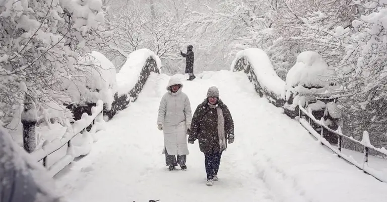 আমেরিকায় তুষারঝড়